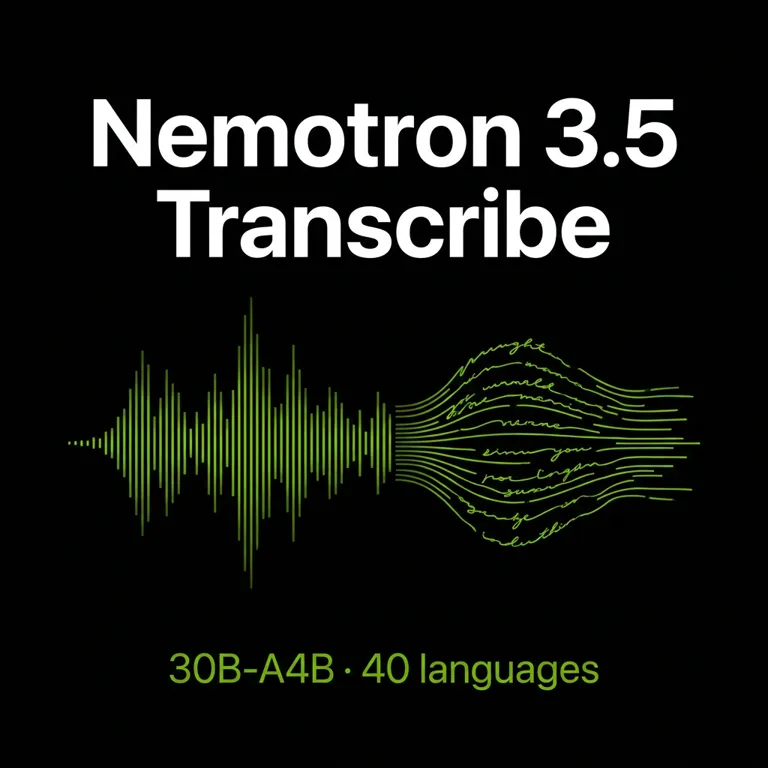 nvidia/NVIDIA-Nemotron-3.5-Transcribe-30B-A4B cover image