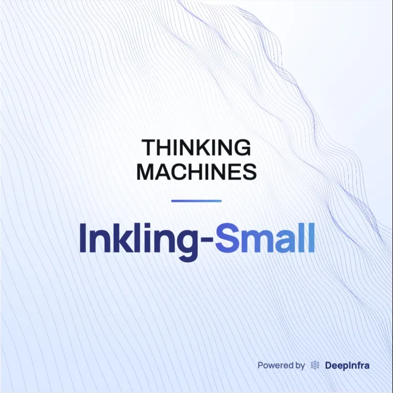 thinkingmachines/Inkling-Small cover image