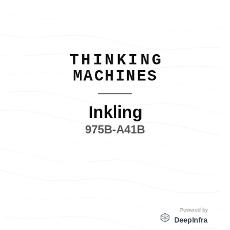 thinkingmachines/Inkling cover image